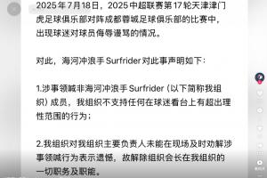 辱罵韋世豪妻子的球迷被拘！球迷組織回應：涉事領喊非我組織成員