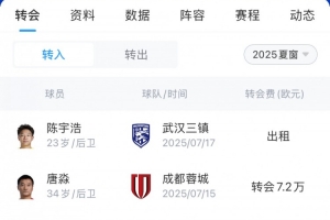 玉昆夏窗匯總：免簽羅馬尼亞國(guó)腳布爾克引進(jìn)唐淼，兩外援撤銷(xiāo)報(bào)名