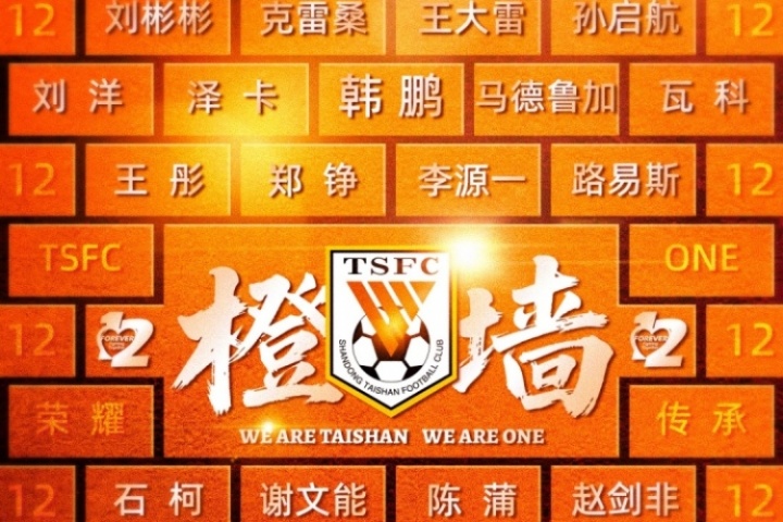 泰山vs梅州首發(fā)：5外援PK4外援，洛佩斯首秀 彭嘯先發(fā) 楊超聲出戰(zhàn)
