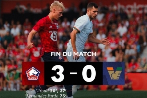 天王蓋地虎！吉魯熱身賽雙響，助里爾3-0擊敗威尼斯