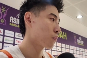 程帥澎：賽前目標就是力爭小組第一 三分好要感謝郭導給的信心