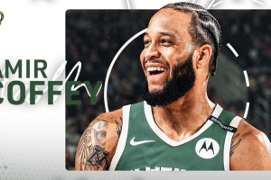 訓練營合同！雄鹿官方：球隊簽下前鋒阿米爾-科菲