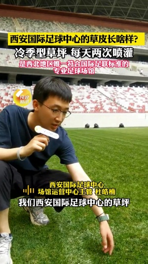 西安國際足球運(yùn)營主管：草皮國外進(jìn)口＆冷季型草，達(dá)國際A級標(biāo)準(zhǔn)